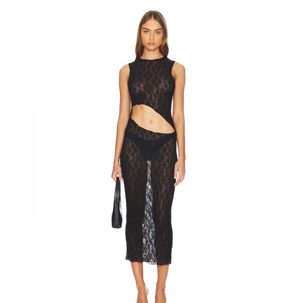 Lioness Black Lace Dress